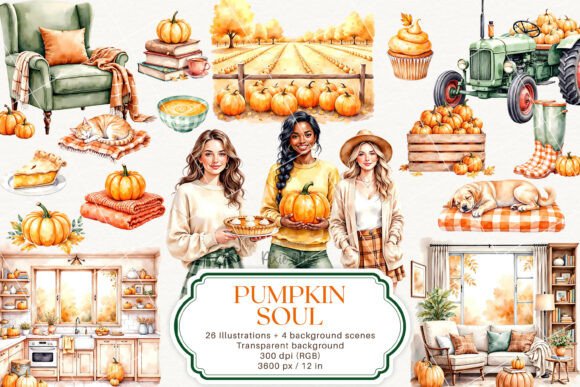 Download Fall Pumpkin Harvest, Cozy Autumn Farm - Fall Collection
