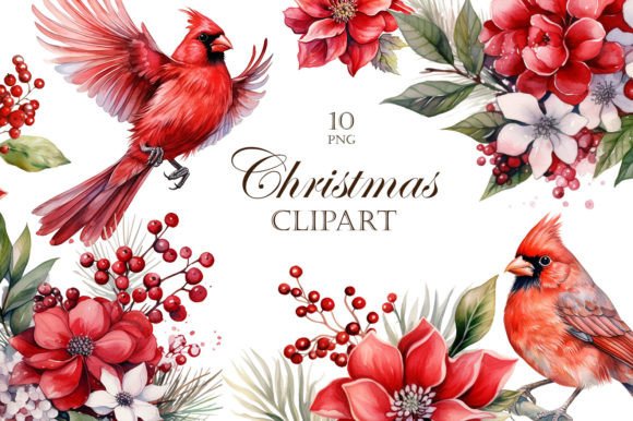 Download Watercolor Christmas Clipart. - Watercolor christmas Collection