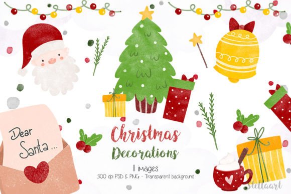 Download Watercolor Christmas Decorations - Watercolor christmas Collection