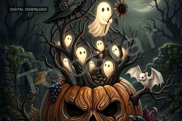 Download Spooky Fall Decor Halloween Wall Art - Fall Collection